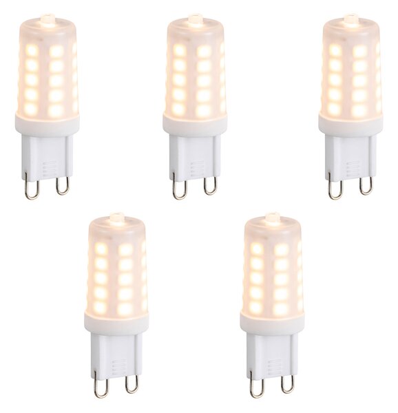 Sada 5 stmievateľných LED žiaroviek G9 Opal 3W 250lm 2200K