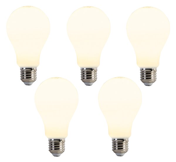 Sada 5 LED žiaroviek E27 A67 Opal 8W 900lm 2700K