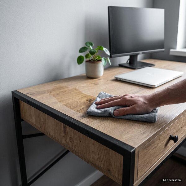 Ak furniture Písací stôl Elonis 123 cm dub Artisan/čierny