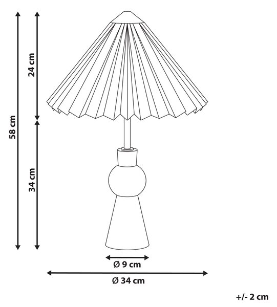 Stolná lampa béžová papier mangové drevo osvetlenie moderný štýl obývacia izba spálňa
