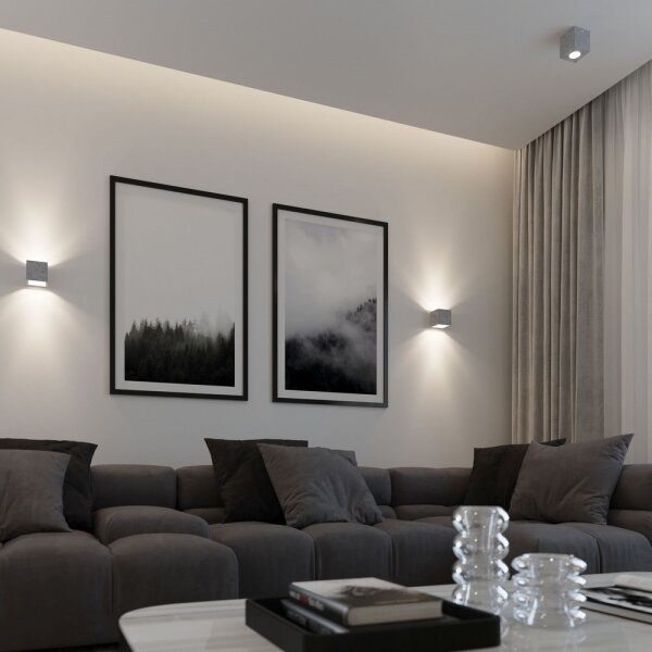 Sollux SL.0487 - Nástenné svietidlo QUAD 1xG9/8W/230V betón
