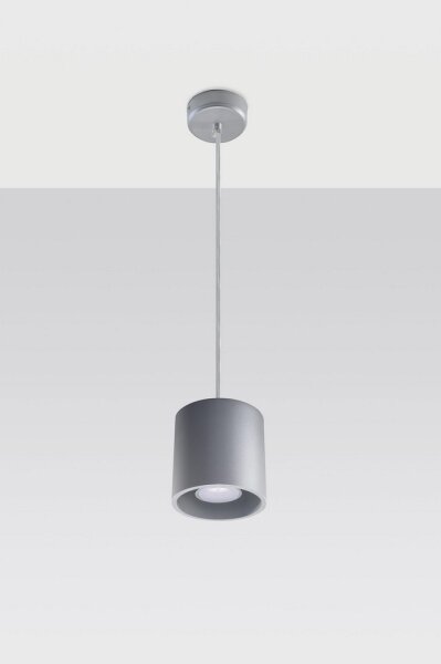 Luster na lanku ORBIS 1 1xGU10/40W/230V šedá