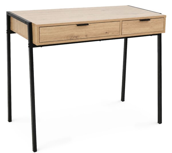 Ak furniture Písací stôl Zentia 100 cm čierny/dub Artisan