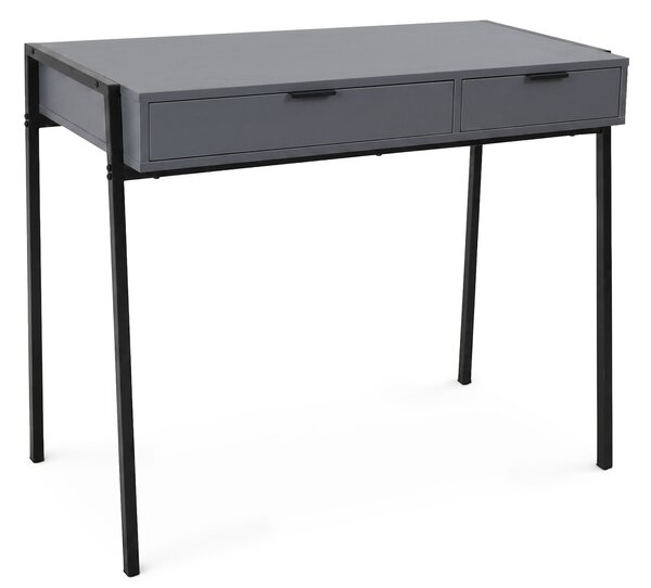 Ak furniture Písací stôl Zentia 100 cm čierny/grafit