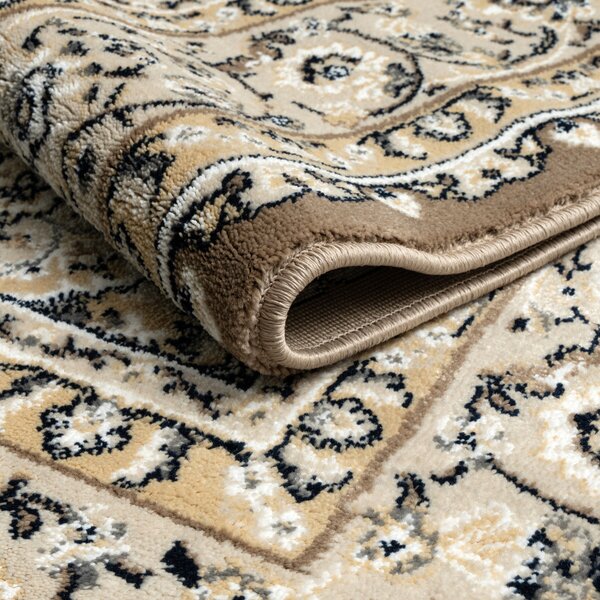 Angel Carpet, Kusový koberec Sultan 42 Beige, 60x110, béžová, kancelária