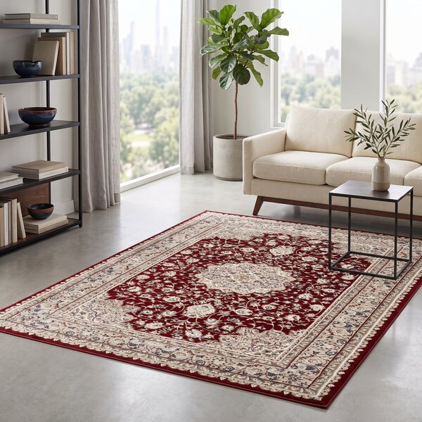 Angel Carpet, Kusový koberec Sultan 12 Red, 60x110, červená, kancelária