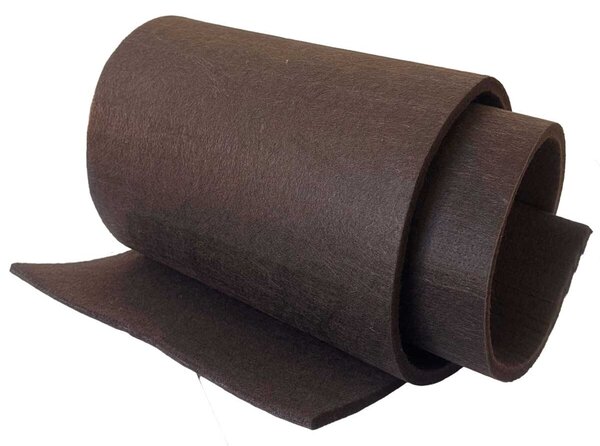 Technický filc 10 mm, farba Hnedá, metráž 150 cm