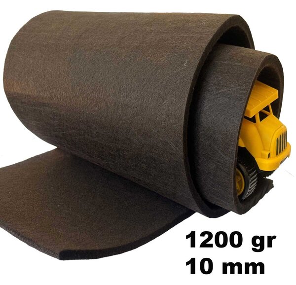 Technický filc 10 mm, farba Hnedá, metráž 150 cm
