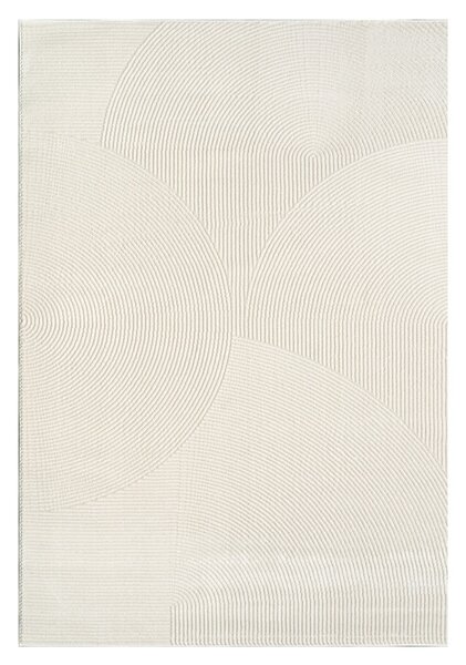 Angel Carpet, Kusový koberec Zafiro 25 Cream, 60x110, biela, kancelária