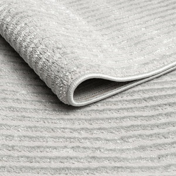 Angel Carpet, Kusový koberec Zafiro 19 Grey, 60x110, šedá, kancelária