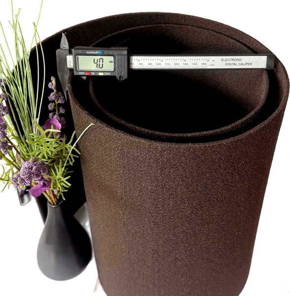 Technický filc 4 mm, farba Hnedá, metráž 155 cm