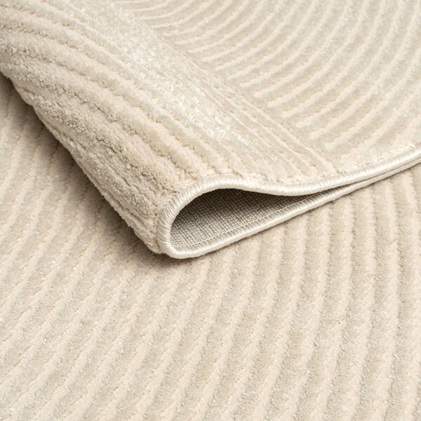 Angel Carpet, Kusový koberec Zafiro 25 Beige, 60x110, béžová, kancelária