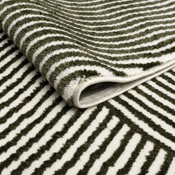 Angel Carpet, Kusový koberec Zafiro 25 Green, 60x110, zelená, kancelária