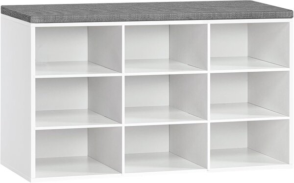 Botník Vasagle Endersen 80 cm biely/sivý