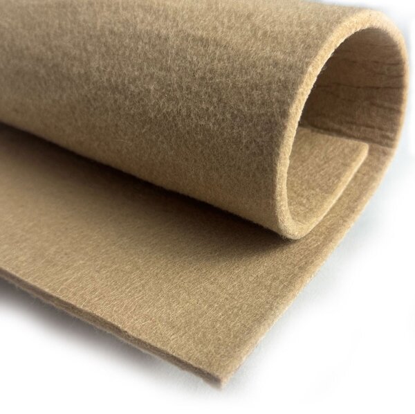 Technický filc 5 mm, farba Béžová, metráž 100 cm