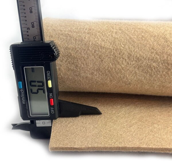 Technický filc 5 mm, farba Béžová, metráž 100 cm