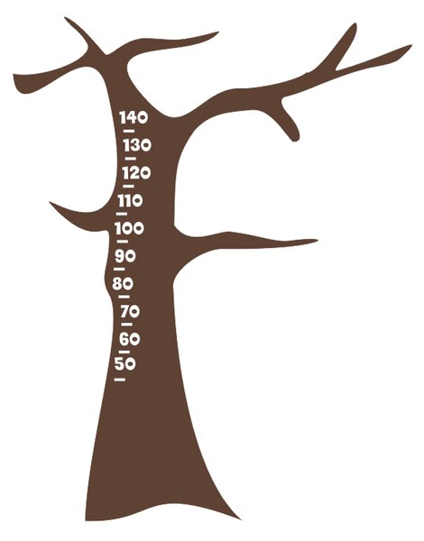 Strom - detský nástenný meter levanduľová