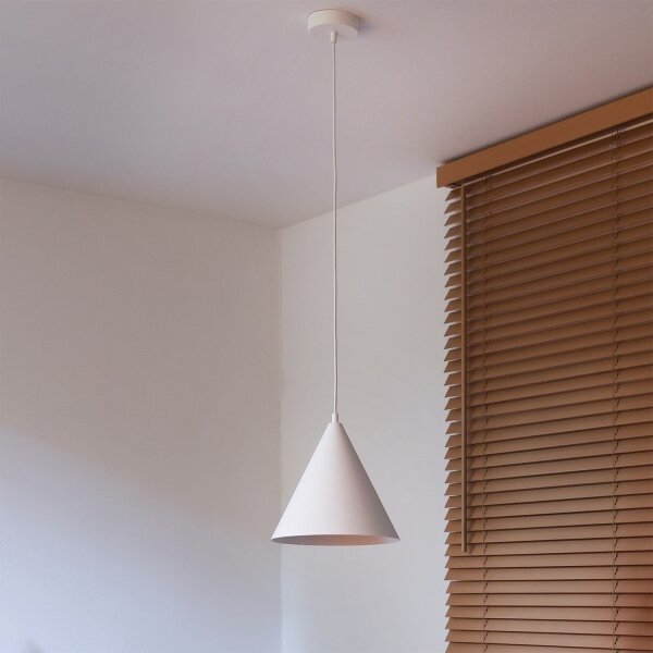 Duolla - Závesný luster na lanku IRONLINE 1xG9/3W/230V, pr. 25 cm, biela