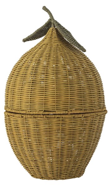 Úložný ratanový kôš Sage Yellow