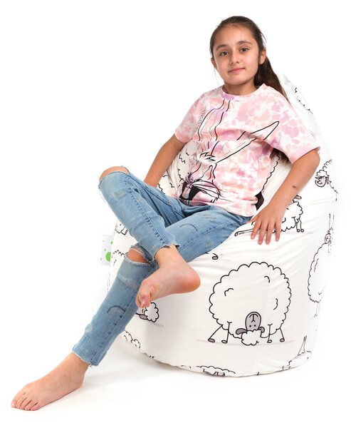 INTERMEDIC SK Sedací vak Sako Modern Velvet DG73 - Ovečky