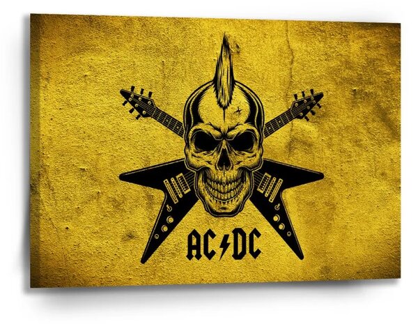 Sablio Obraz ACDC Lebka - 90x60 cm
