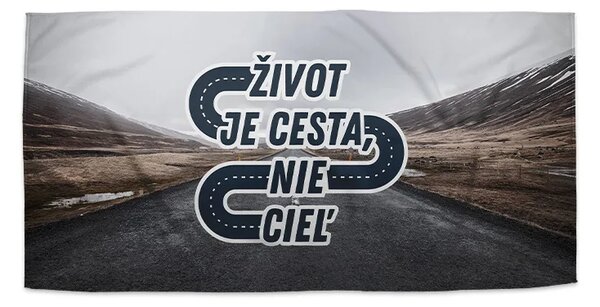 Sablio Uterák Život je cesta, nie cieľ - 30x50 cm