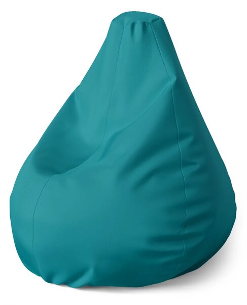 Sablio Sedací vak Pear Zelenomodrá - 70 x 95 x 15 cm