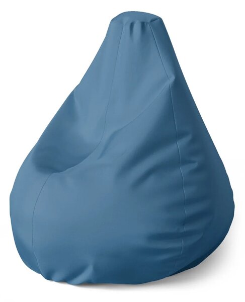 Sablio Sedací vak Pear Indigová modrá - 70 x 95 x 15 cm
