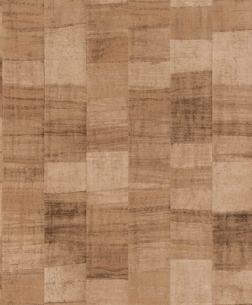 RASCH | Vliesová tapeta na stenu Back to Nature 570960 | 0,53 x 10,05 m | hnedá, béžová, žltá