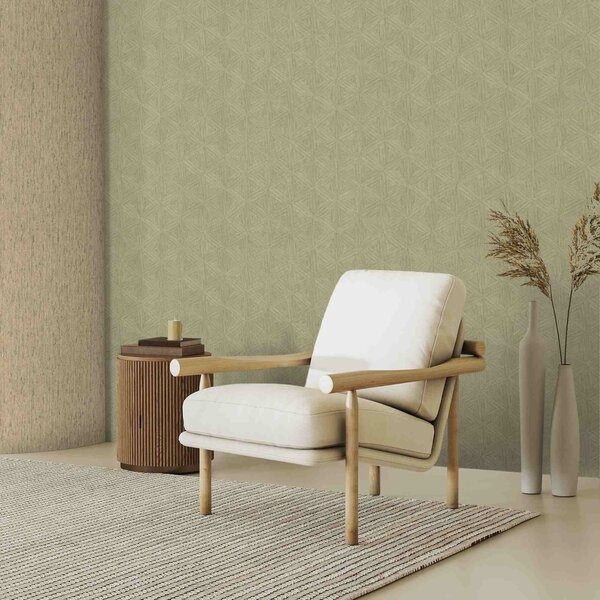RASCH | Vliesová tapeta na stenu Back to Nature 571288 | 0,53 x 10,05 m | zelená