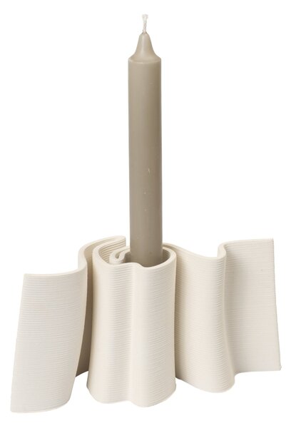 Kameninový svietnik Dedali Off-White