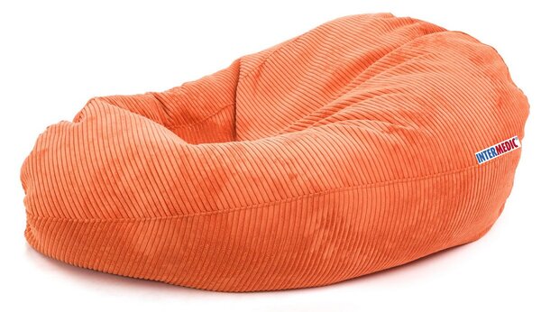 Mega Sako – veľký sedací vak z manšestru, 135 cm výška, 340 l výplň, prispôsobivý tvar, na relax aj prácu, dostupný vo farbách Farba: SZ91 - žltý