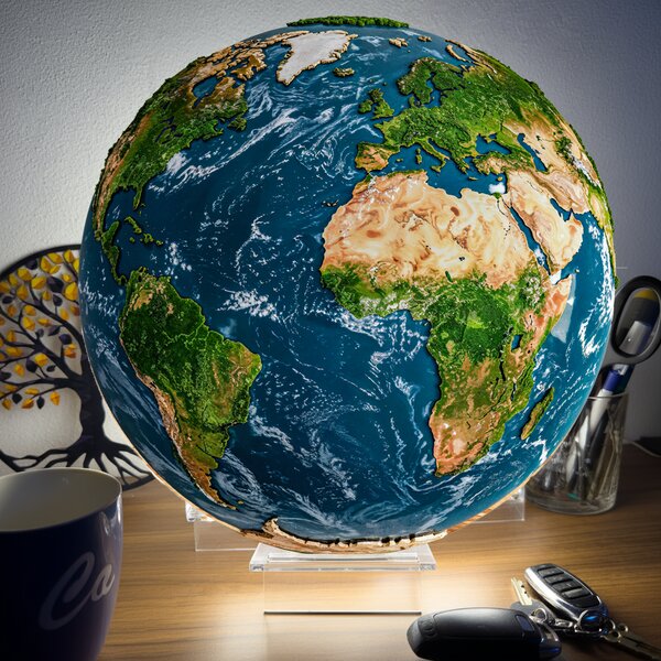 Stolná lampa - Globe - moss