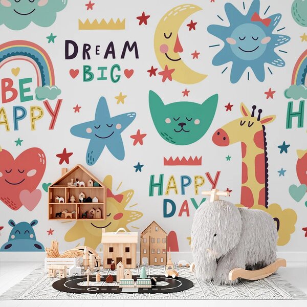 Sablio Tapeta Happy day - 125x75 cm
