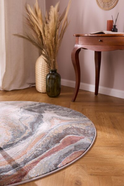 Koberec RAGOLLE Argentum 63618 7270 kruh