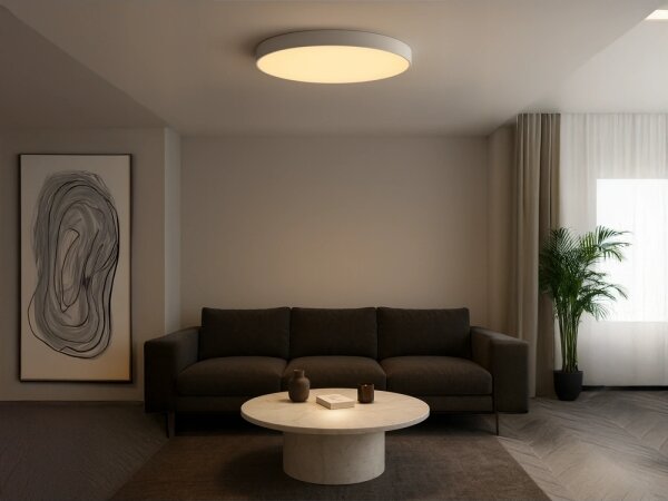 LED stropné svietidlo LED/200W/230V 3000/4000/6500K pr. 100 cm biele
