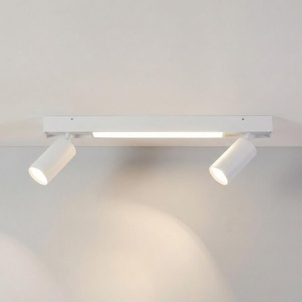 Brilagi - LED Bodové svietidlo SELE 2xGU10/30W/230V + LED/15W biela