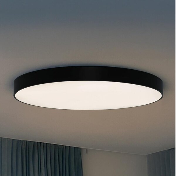 LED stropné svietidlo LED/200W/230V 3000/4000/6500K pr. 100 cm čierna