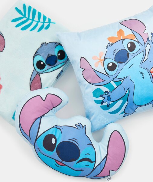 Sinsay - Obliečka na vankúš Lilo & Stitch - svetlomodrá