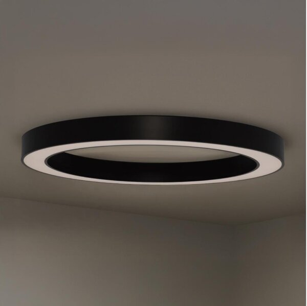 LED stropné svietidlo 115 W / 230 V, s prepínateľnou teplotou svetla 3000/4000/6500 K, priemer 120 cm, čierne