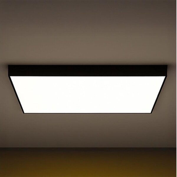 LED stropné svietidlo LED/480W/230V 3000/4000/6500K 120x120 cm čierne