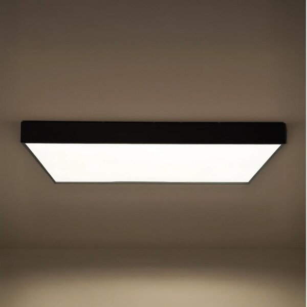 LED stropné svietidlo LED/340W/230V 3000/4000/6500K 100x100 cm čierna