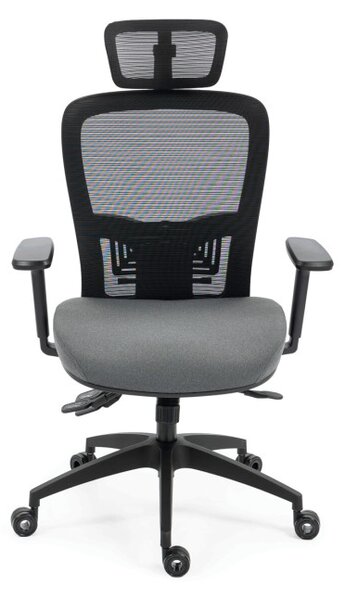 Kancelárska stolička sivá KA-H2491 GREY