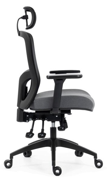 Kancelárska stolička sivá KA-H2491 GREY