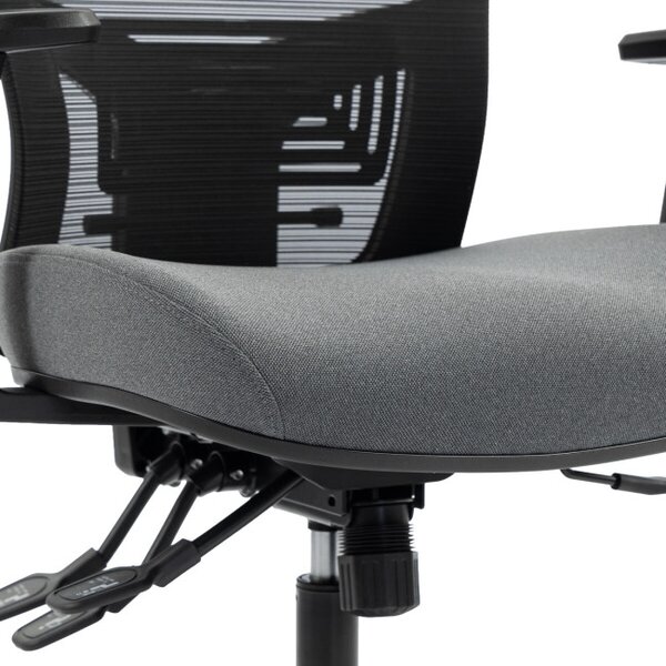 Kancelárska stolička sivá KA-H2491 GREY
