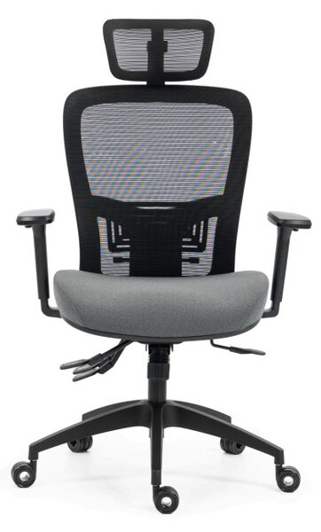 Kancelárska stolička sivá KA-H2491 GREY