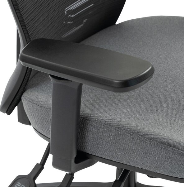 Kancelárska stolička sivá KA-H2491 GREY