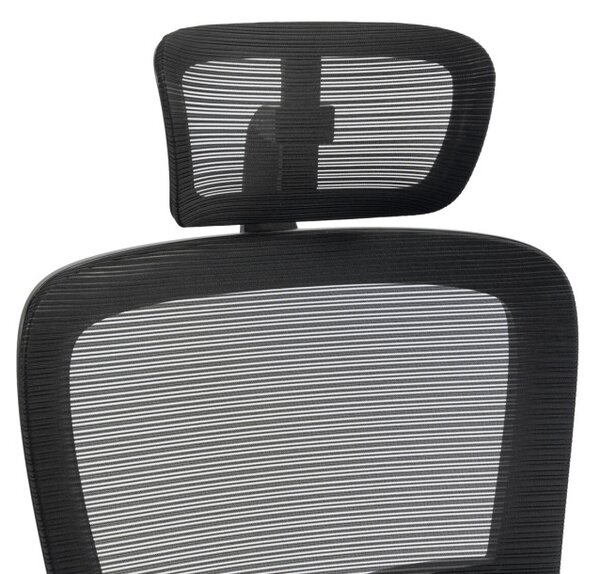 Kancelárska stolička čierna KA-H2491 BK