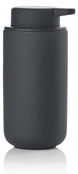 Čierny nástenný kameninový dávkovač mydla 450 ml Ume - Zone