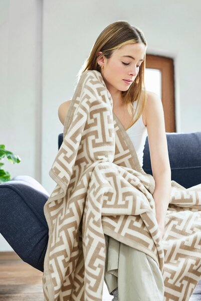 DOMÁCA DEKA, bavlna, 150/200 cm Ibena - Textil do domácnosti